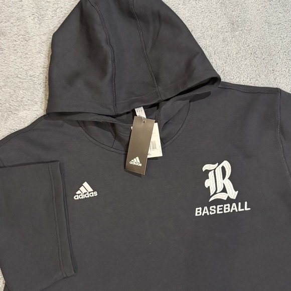 adidas Other - Adidas Team Issued Men's XL Rice University Owls Icon Short Sleeve Hoodie Black